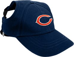 Littlearth NFL Dog & Cat Baseball Hat, Chicago Bears, Large