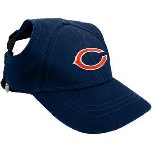Littlearth NFL Dog & Cat Baseball Hat, Chicago Bears, X-Large