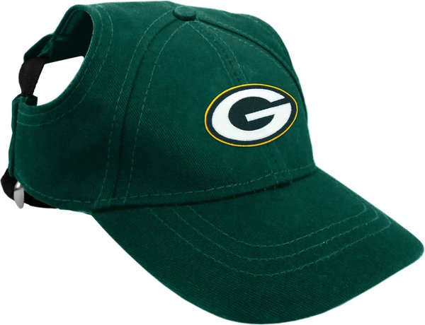 Show full view: Littlearth NFL Dog & Cat Baseball Hat, Green Bay Packers, Large slide 1 of 3
