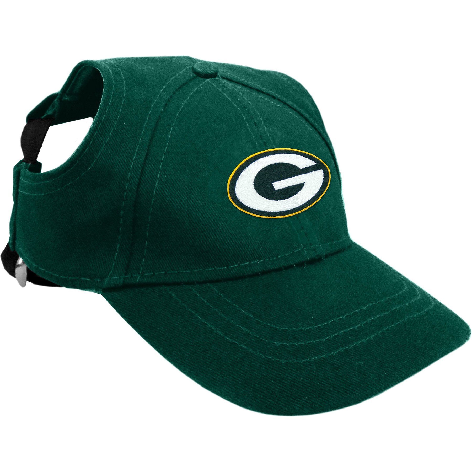 Littlearth NFL Dog & Cat Baseball Hat, Green Bay Packers, Large