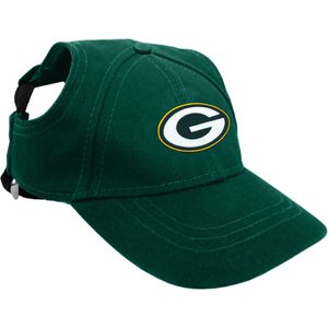 Littlearth NFL Dog & Cat Baseball Hat, Green Bay Packers, X-Small