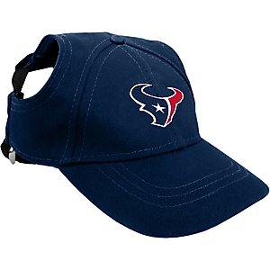 Littlearth NFL Dog & Cat Baseball Hat, Houston Texans, Medium