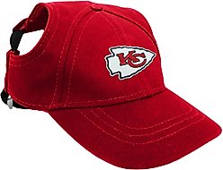 Littlearth NFL Dog & Cat Baseball Hat, Kansas City Chiefs, Medium