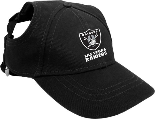 Show full view: Littlearth NFL Dog & Cat Baseball Hat, Las Vegas Raiders, Large slide 1 of 3