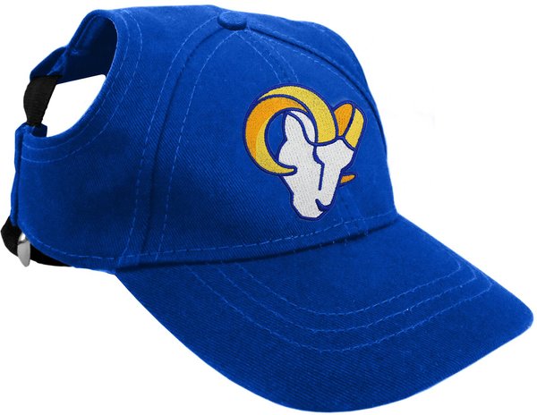 Show full view: Littlearth NFL Dog & Cat Baseball Hat, Los Angeles Rams, Small slide 1 of 3