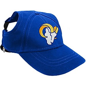 Littlearth NFL Dog & Cat Baseball Hat, Los Angeles Rams, Small