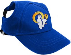 Littlearth NFL Dog & Cat Baseball Hat, Los Angeles Rams, X-Large