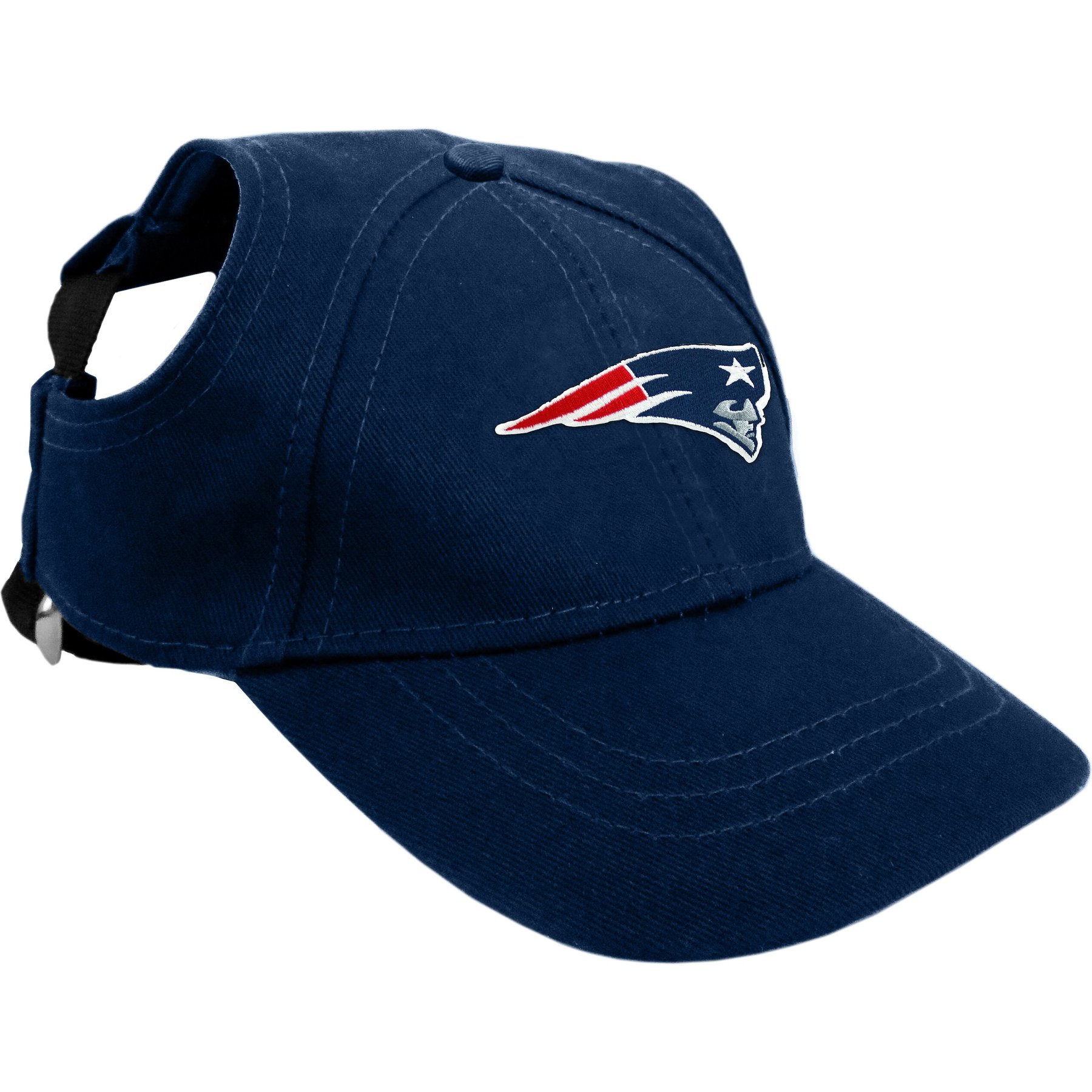 Littlearth NFL Dog & Cat Baseball Hat, New England Patriots, X-Large