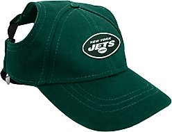 Littlearth NFL Dog & Cat Baseball Hat, New York Jets, Large
