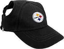 Littlearth NFL Dog & Cat Baseball Hat, Pittsburgh Steelers, Large