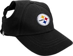 Littlearth NFL Dog & Cat Baseball Hat, Pittsburgh Steelers, X-Large