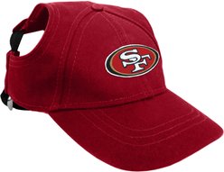 Littlearth NFL Dog & Cat Baseball Hat, San Francisco 49ers, Large