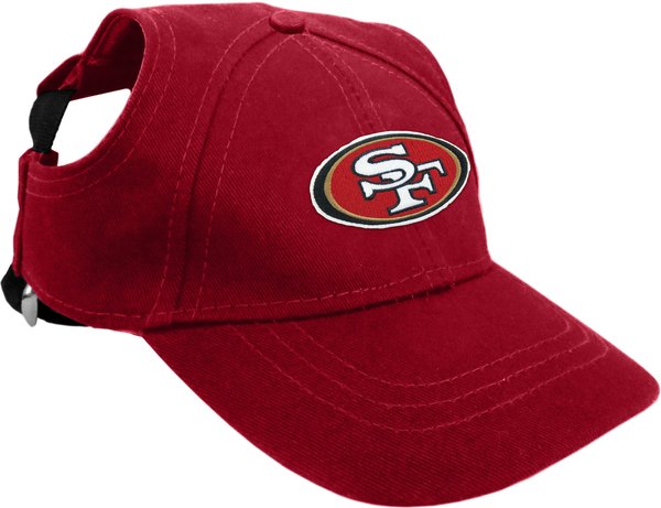 Show full view: Littlearth NFL Dog & Cat Baseball Hat, San Francisco 49ers, Large slide 1 of 3