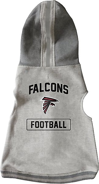 Show full view: Littlearth NFL Dog & Cat Hooded Crewneck Sweater, Atlanta Falcons, Small slide 1 of 6
