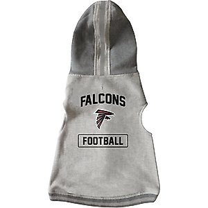 Littlearth NFL Dog & Cat Hooded Crewneck Sweater, Atlanta Falcons, Small