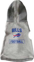 Littlearth NFL Dog & Cat Hooded Crewneck Sweater, Buffalo Bills, Teacup