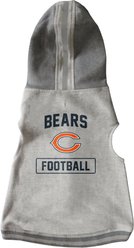 Littlearth NFL Dog & Cat Hooded Crewneck Sweater, Chicago Bears, Small