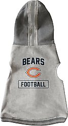 Littlearth NFL Dog & Cat Hooded Crewneck Sweater, Chicago Bears, X-Small