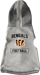 Littlearth NFL Dog & Cat Hooded Crewneck Sweater, Cincinnati Bengals, Small