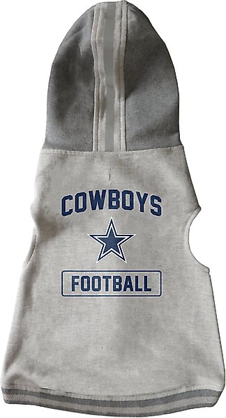 Show full view: Littlearth NFL Dog & Cat Hooded Crewneck Sweater, Dallas Cowboys, Small slide 1 of 6
