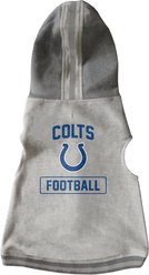 Littlearth NFL Dog & Cat Hooded Crewneck Sweater, Indianapolis Colts, Small