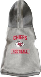 Littlearth NFL Dog & Cat Hooded Crewneck Sweater, Kansas City Chiefs, Medium