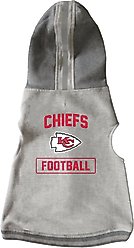 Littlearth NFL Dog & Cat Hooded Crewneck Sweater, Kansas City Chiefs, Small