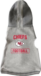 Littlearth NFL Dog & Cat Hooded Crewneck Sweater, Kansas City Chiefs, X-Large