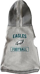 Littlearth NFL Dog & Cat Hooded Crewneck Sweater, Philadelphia Eagles, X-Small