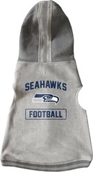 Littlearth NFL Dog & Cat Hooded Crewneck Sweater, Seattle Seahawks, X-Large