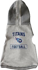 Littlearth NFL Dog & Cat Hooded Crewneck Sweater, Tennessee Titans, X-Small