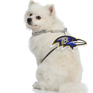 Littlearth NFL Fan Chain for Dogs & Cats, Baltimore Ravens
