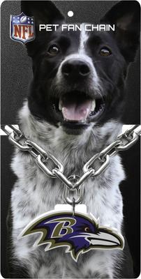 Show full view: Littlearth NFL Fan Chain for Dogs & Cats, Baltimore Ravens slide 4 of 6