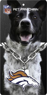 Show full view: Littlearth NFL Fan Chain for Dogs & Cats, Denver Broncos slide 4 of 6