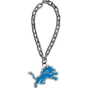 Littlearth NFL Fan Chain for Dogs & Cats, Detroit Lions