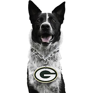 Littlearth NFL Fan Chain for Dogs & Cats, Green Bay Packers