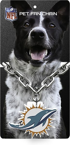 Show full view: Littlearth NFL Fan Chain for Dogs & Cats, Miami Dolphins slide 4 of 6
