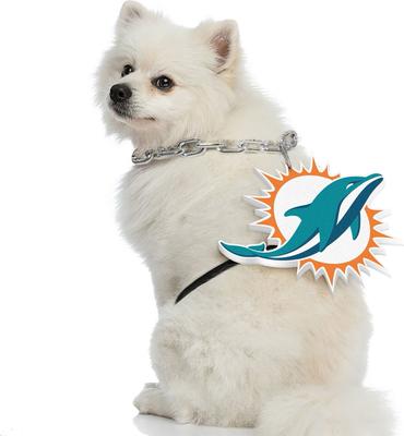 Show full view: Littlearth NFL Fan Chain for Dogs & Cats, Miami Dolphins slide 3 of 6