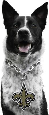 Show full view: Littlearth NFL Fan Chain for Dogs & Cats, New Orleans Saints slide 1 of 6