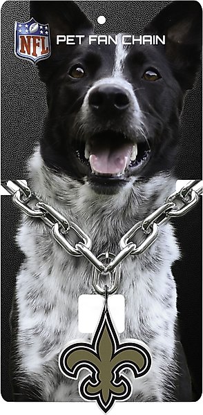 Show full view: Littlearth NFL Fan Chain for Dogs & Cats, New Orleans Saints slide 4 of 6