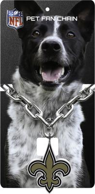 Show full view: Littlearth NFL Fan Chain for Dogs & Cats, New Orleans Saints slide 4 of 6
