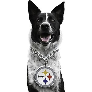 Littlearth NFL Fan Chain for Dogs & Cats, Pittsburgh Steelers
