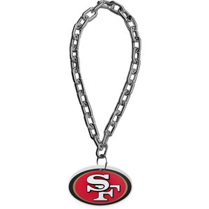 Littlearth NFL Fan Chain for Dogs & Cats, San Francisco 49ers