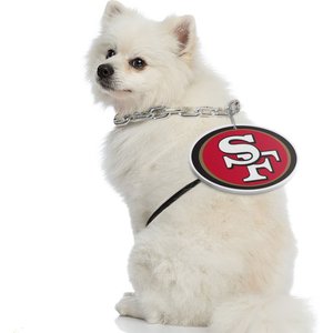 Littlearth NFL Fan Chain for Dogs & Cats, San Francisco 49ers
