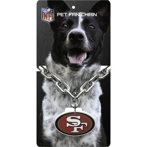 Littlearth NFL Fan Chain for Dogs & Cats, San Francisco 49ers