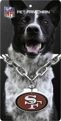 Show full view: Littlearth NFL Fan Chain for Dogs & Cats, San Francisco 49ers slide 4 of 6