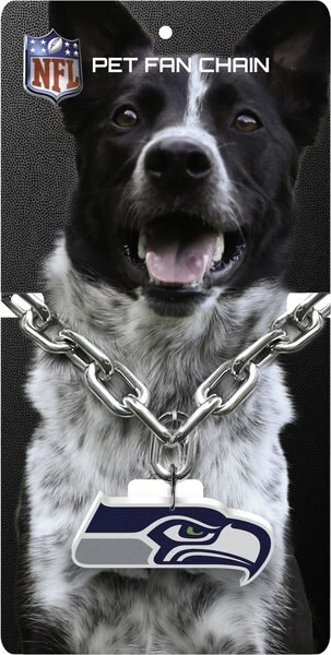 Show full view: Littlearth NFL Fan Chain for Dogs & Cats, Seattle Seahawks slide 4 of 6