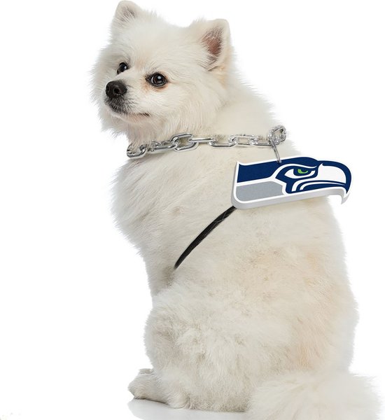 Show full view: Littlearth NFL Fan Chain for Dogs & Cats, Seattle Seahawks slide 3 of 6