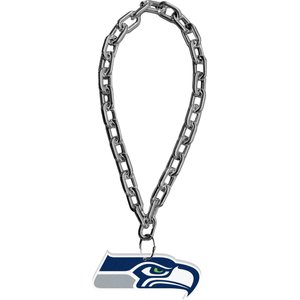 Littlearth NFL Fan Chain for Dogs & Cats, Seattle Seahawks