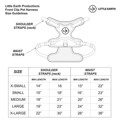 Show full view: Littlearth NFL Front Clip Dog Harness, Cleveland Browns, Medium slide 4 of 6
